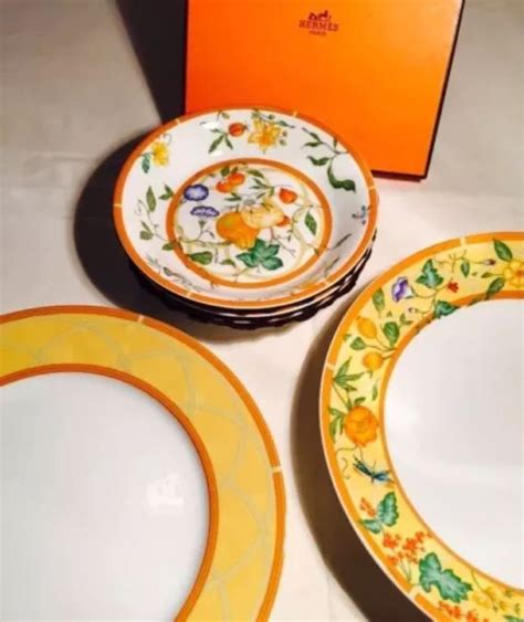 authentic Hermes plates